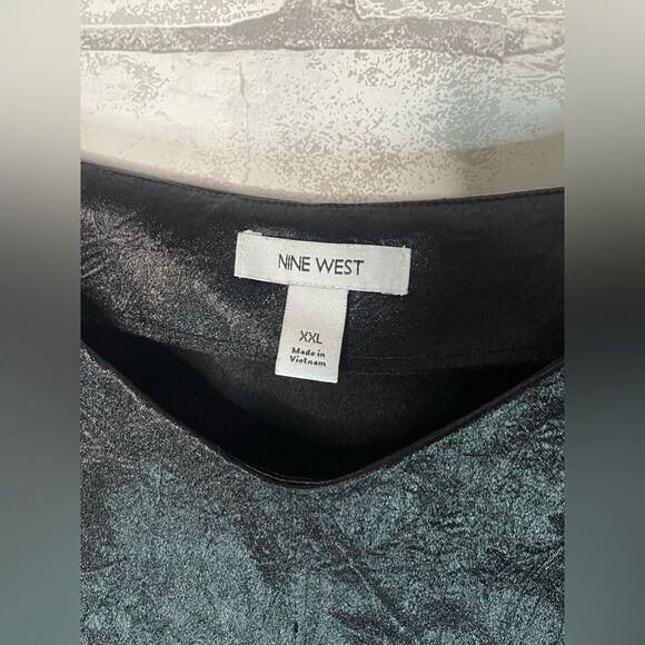 Nine West Thin Strap Black Classic Tank - Picture 2 of 5